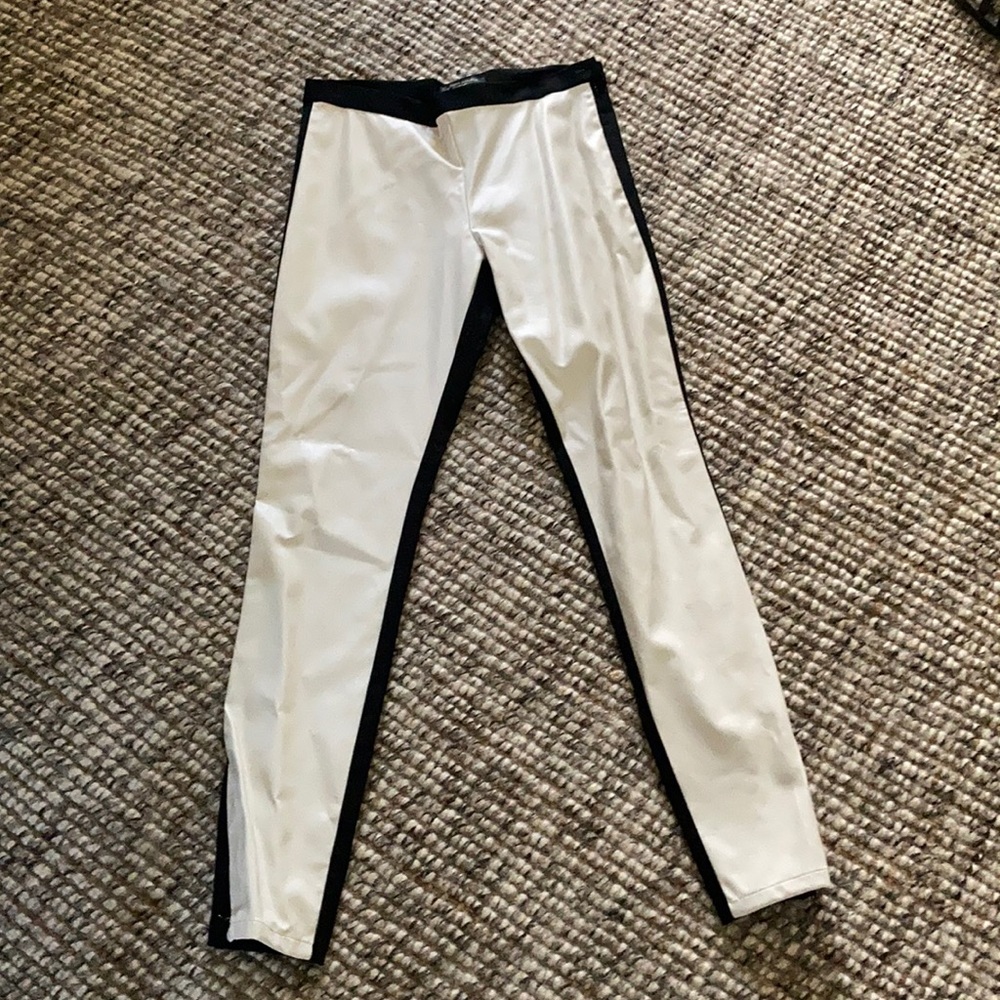 Faux leather leggings